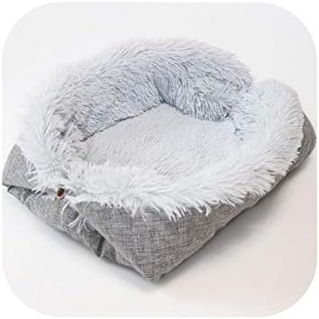 Eski sokak Sahte Tırnak Köpek besleme matı / Katlanabilir Yıkanabilir Pet Köpek Kedi Uyku Evi Yuva Peluş Pet köpek yatağı Kış