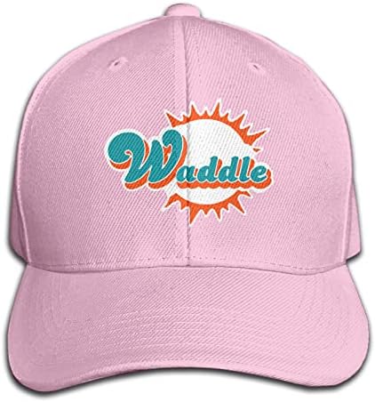 NC Spocloth Beyzbol Şapkası Erkek Kadın Siyah Miami Waddle Logo Ayarlanabilir Düz Spor Moda Baba Şapka