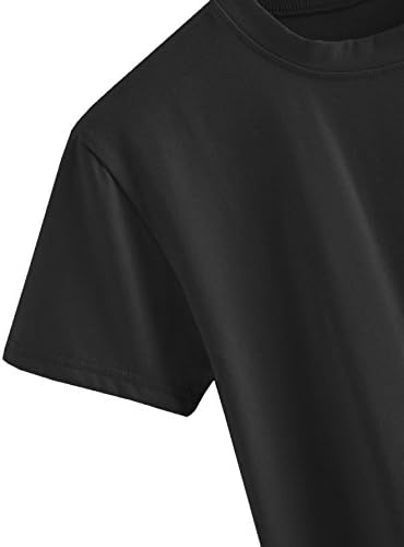 SweatyRocks kadın Casual Kısa Kollu Ekip Boyun Temel Kırpma Üst T Shirt