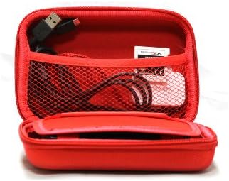 Navitech Kırmızı Cep/Taşınabilir/Mobil Yazıcı Taşıma Çantası Canon Ivy Cep Yazıcısı ile Uyumlu (Kablo ve Baskı Kağıdı ile Uyumlu