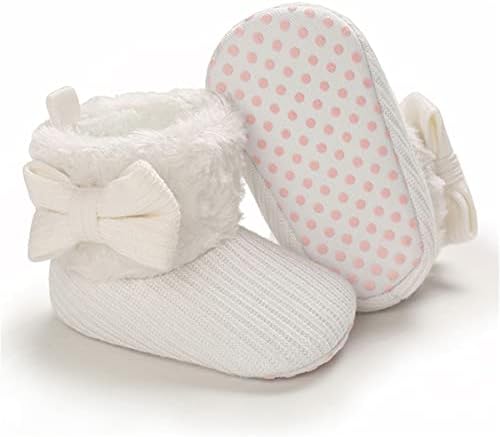 Bebek Botları Kış Kız Bebek Ayakkabıları Yumuşak Taban Anti-Kayma Bebek Prewalker Yeni Doğan Sıcak Kar Botları