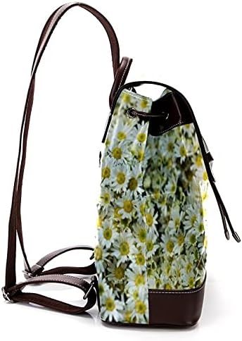 Kadınlar için Mini çiçek deri sırt çantası seyahat ofis çantası moda okul omuz çantası