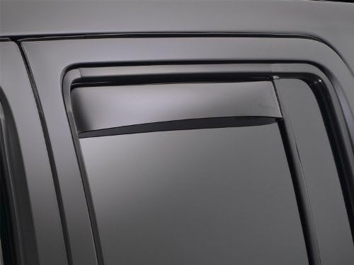 WeatherTech Dodge Charger için Özel Fit Arka Yan Pencere Deflektörleri, Koyu Duman