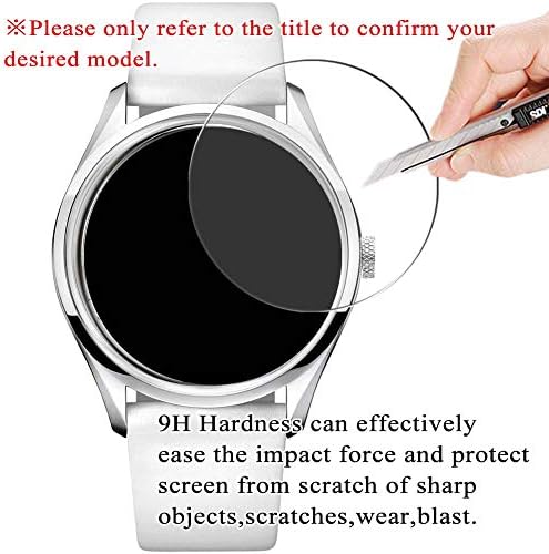 [3 Paket] Synvy Temperli Cam Ekran Koruyucu, BULOVA 97B165 9 H Film Smartwatch akıllı saat Koruyucuları ile Uyumlu
