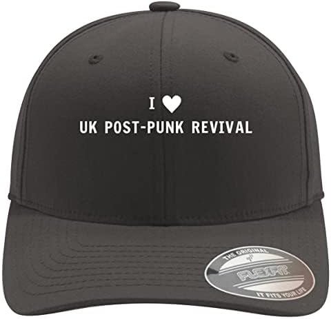 I Heart Love UK Post-Punk Revival-Yumuşak Flexfit Beyzbol Şapkası Kapağı