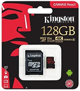 Profesyonel microSDXC 128GB, SanFlash ve Kingston tarafından Özel olarak Doğrulanmış LG V30Card için çalışır. (80 MB / sn)