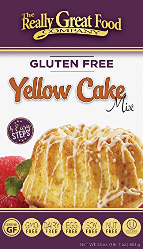 Gerçekten Harika Bir Gıda Şirketi - Glutensiz Altın Kek Karışımı-23 ons kutu-Fındık, Soya, Süt Ürünleri, Yumurta Yok-Vegan,