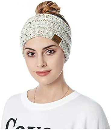 4 Adet Kış örme kafa bandı yumuşak kafa bandı kulak ısıtıcı peluş astar ile Kadınlar için en iyi Hediyeler (A)
