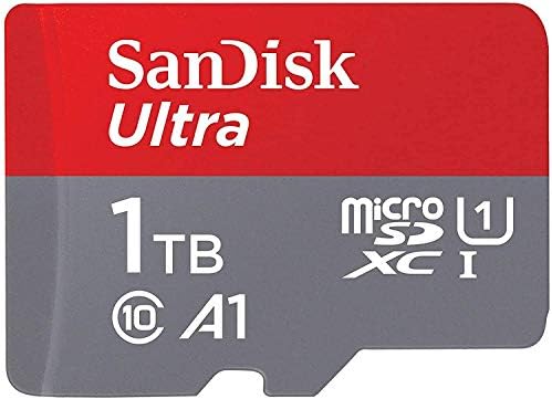 Ultra 1 TB microSDXC, SanFlash ve SanDisk tarafından Doğrulanan Lava Iris X1 Grand Plus için Çalışır (A1/C10/U1/8 k/120MBs)