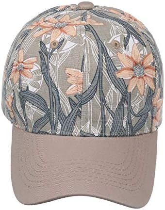 Moda kadın beyzbol şapkası Pamuk Çiçek Şapka Ayarlanabilir Yıkanabilir topu Kap Strapback Şapka Kadınlar için Açık Şapka