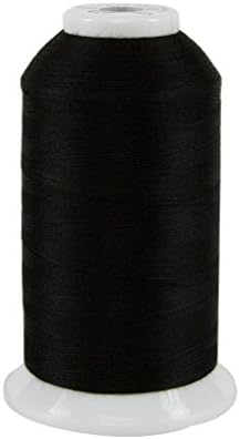 Üstün İplikler Çok İnce 3 Katlı 50 Ağırlık Polyester Dikiş İpliği Konisi-3280 Metre (Siyah)