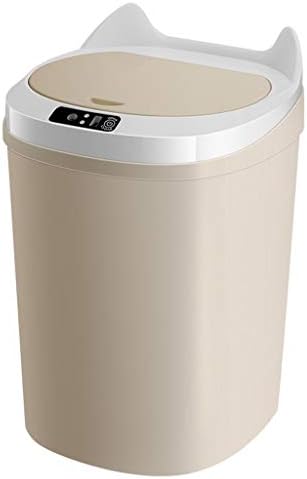 RENSLAT Indüksiyon çöp tenekesi Otomatik Fotoselli Çöp tenekesi Çevre Dostu sensörlü çöp kutusu Mutfak Banyo Ev (Renk: B)
