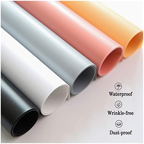HUYUE Çift Taraflı Mat Anti-Kırışıklık Zemin PVC Malzeme Kurulu için Fotoğraf Stüdyosu Fotoğraf Arka Plan Ekipmanları (Renk: