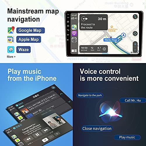 2022 Carlinkit Kablosuz Carplay Dongle ile MİC USB, Kablolu Android Oto/Online Yükseltme Sistemi/Ayna Ekran / Google Waze Haritalar,iOS