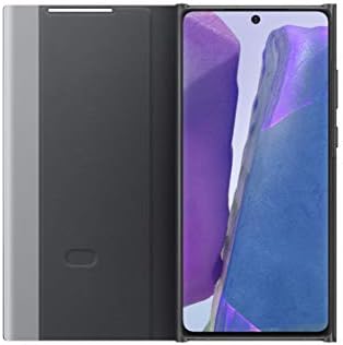 SAMSUNG Galaxy Note 20 5G Kılıf, S-View Flip Kapak-Siyah (ABD Versiyonu) (EF-ZN980CBEGUS)
