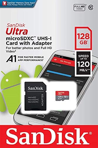 Ultra 128 GB microSDXC Onur için Çalışır MOA-AL00 Artı SanFlash ve SanDisk tarafından Doğrulanmış (A1/C10/U1/8 k/120MBs)