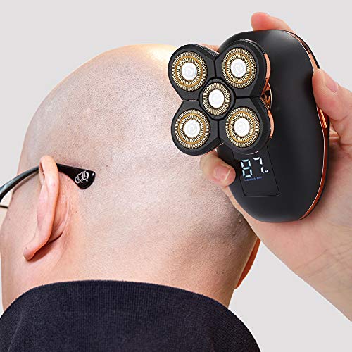 5 in 1 Elektrikli Tıraş Makinesi Erkekler için, su geçirmez Saç Kesme Burun Saç Düzeltici Yüz Temizleme Makinesi ile 4 Işlev
