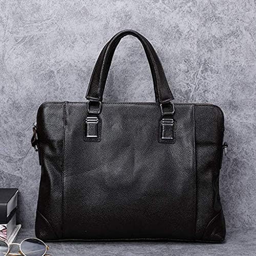 evrak çantası Deri Evrak Çantası Messenger İş Çantaları laptop çantası Erkekler için Deri Evrak Çantası Omuz Dizüstü İş Vintage
