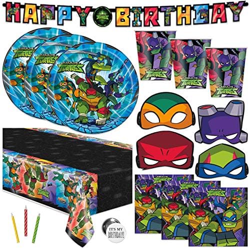 Ninja Kaplumbağa Doğum Günü Partisi Malzemeleri, TMNT Partisi için Teenage Mutant Ninja Kaplumbağa Parti Malzemeleri, Masa