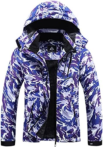 Kadın dağ su geçirmez kayak ceket rüzgar geçirmez yağmur rüzgarlık kış sıcak kapşonlu kar ceket