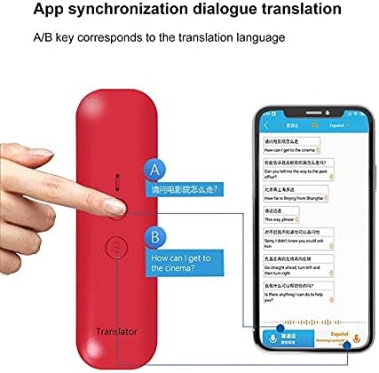 SHYPT C-1 Bluetooth 5.0 Şarj Edilebilir Hızlı Bağlantı Mini Taşınabilir Ses Çoklu Dil Akıllı Çevirmen Yurtdışı İş Toplantısı