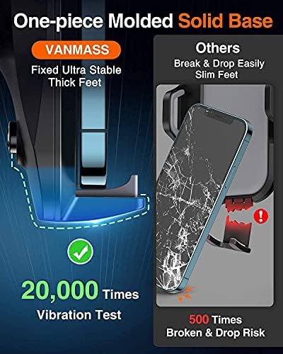 VANMASS Evrensel Araç Telefonu Tutucu 【Auto Kelepçe】 Bundle ile VANMASS Evrensel Handsfree Araç Telefonu Dağı【Patent ve Güvenlik