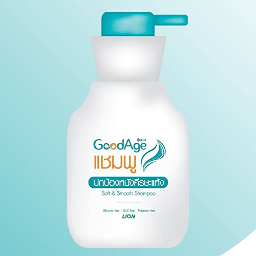 Yeni GoodAge Yumuşak Pürüzsüz Şampuan 350 ml Nazik Formülü için Uygun Lyo Saç Tonik Anti Saç Dökülmesi Güçlendirmek Yeni Saç