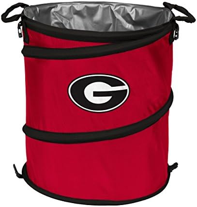 Logo Markaları NCAA Katlanabilir 3'ü 1 Arada Çöp Soğutucu Kutusu, Bir Boyut, Takım Rengi