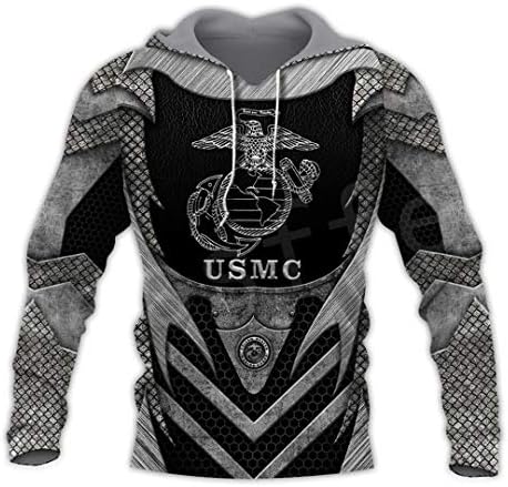 Amerika Deniz Camo Kafatası Asker Ordu Eşofman Kazak 3D Baskı Unisex Zip / Hoodies / Tişörtü / Ceket