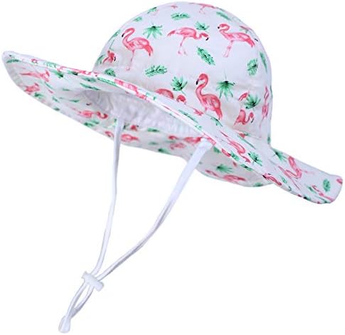 Bebek güneş şapka Toddler yaz bebek şapka çocuklar plaj Şapka UPF 50+ Geniş ağız kova şapka Erkek Kız için