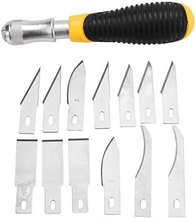 Bıçak ile oyma bıçağı, Değiştirilebilir Bıçaklar,Ahşap Oyma Bıçağı Manuel Kalemtıraş Lastik Damga Bıçaklar Oyma Araçları Set