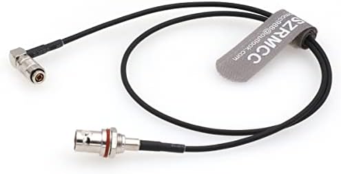 SZRMCC Sağ Açı DIN1.0/2.3 Erkek BNC Kadın RG179 75ohm HD SDI Kablo Blackmagic HyperDeck için (Sağ Açı, 30 cm)