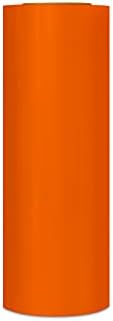 PSBM Turuncu Streç Sarma, 1 Paket, 18 İnç x 1500 Feet, 80 Gauge, Plastik Sarılmak Ambalaj için Koyu Renkli El Streç Film Ruloları