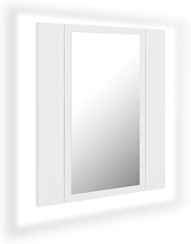 LANBOJİ LED Banyo Aynası Dolabı Beyaz 15.7 x4. 7x17. 7