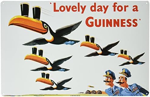 Guinness Toucans Metal Tabelası için Güzel Bir Gün