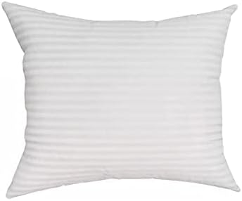 Yastık kılıfı Ev Beyaz Yastık Kılıfı Şerit Otel Standart Yastık Dekor Yastık Kılıfı (Beyaz)