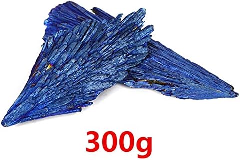 ZOUQIANXA 500g Doğal Siyah Turmalin Mineral Ham Kaplama Renkler Doğal Taşlar Kristaller Numune Ev Dekor (Renk: E Mavi, Boyutu: