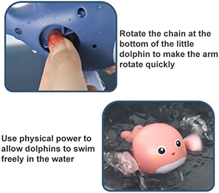 Banyo oyuncakları 1 ADET Sevimli Karikatür Hayvan Kaplumbağa Klasik Bebek Su Oyuncak Bebek Yüzmek Yara-up Zincir Clockwork