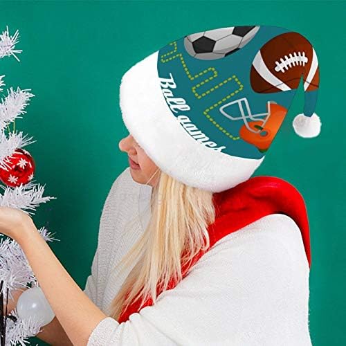 Noel Santa Şapka, Karikatür Spor Noel Tatil Şapka Yetişkinler için, Unisex Konfor Noel Şapka için Yeni Yıl Şenlikli Kostüm