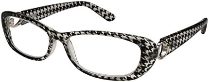 Edge I-Wear Kadın Oval Kedi Gözü Çerçeve Okuma Gözlükleri Baskılı 31924P-+2.25-3 (Açık Ekose)
