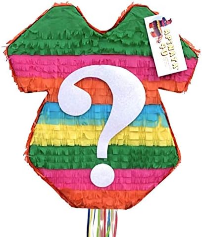 APİNATA4U Bebek Onesie Pinata Fiesta Çekme Dizeleri ile Cinsiyet Ortaya Çıkarmak için Temalı…