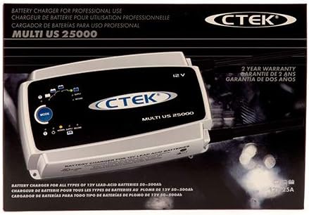CTEK (56-674) Multi US 25000 8 kademeli, Tam Otomatik 12 Volt 25 Amp Akü Şarj Cihazı