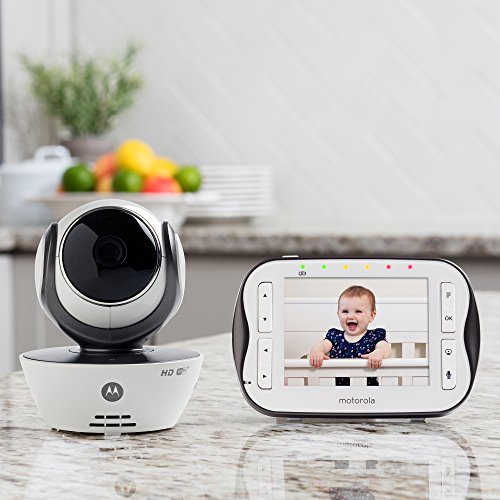 Motorola MBP843CONNECT Dijital Video Bebek Monitörü, 3,5 inç Ekran ve Wi-Fi İnternet İzleme Özelliğine Sahip