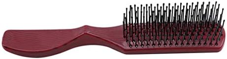 TraveT Profesyonel Saç Fırçası Anti-Statik Saç Şekillendirici Fırça Salon Ev Güzellik Araçları, kırmızı
