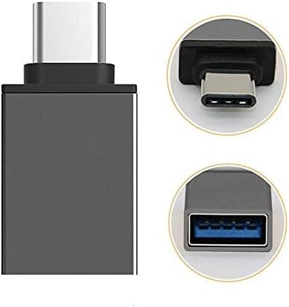 USB-C Dönüşüm Adaptörü USB3. 0 OTG Hızlı Şarj ve Veri Senkronizasyonu Yüksek Uyumluluk Gri Güzel ve Moda