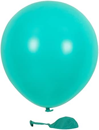 KALOR 100 pcs 12 İnç 3.2 g Teal Mavi Mat Lateks Balonlar helyum balonları için Doğum Günü Parti Düğün Parti bebek duş dekorasyonu
