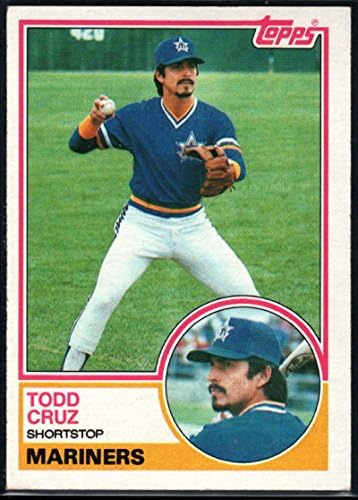 1983 Topps Beyzbol 132 Todd Cruz Seattle Mariners Topps Şirketinden Resmi MLB Ticaret Kartı Ham (ESKİ veya Daha İyi) Durumda