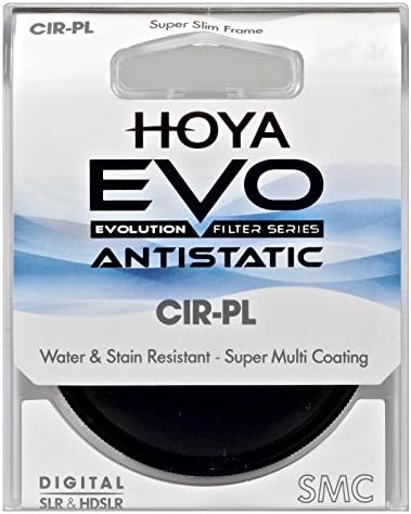 Hoya Evo Antistatik CPL Dairesel Polarize Filtre-67mm-Toz / Leke / Su İtici, Düşük Profilli Filtre Çerçevesi