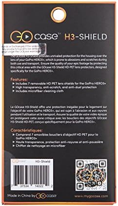 GOcase H4-Kalkan Lens Koruyucu için GoPro HERO3+ ve HERO4+