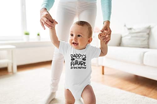 Babanın Gelecekteki Kaldırma Ortağı-Komik Sevimli Bebek Sarmaşık, Tek Parça Bebek Bodysuit
